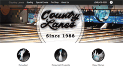 Desktop Screenshot of bowlatcountrylanes.com